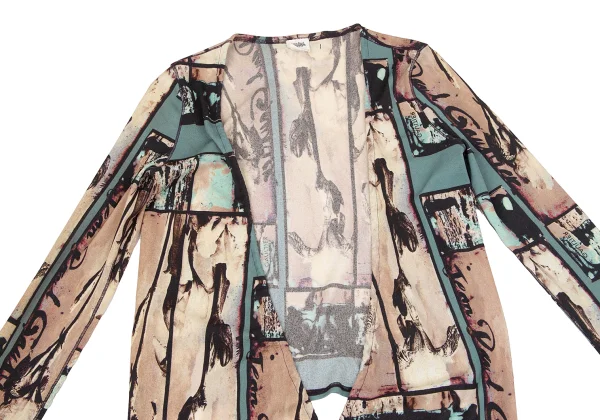 Jean Paul GAULTIER FEMME Graphic Printed Cardigan K-164254_003