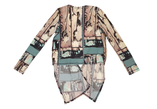 Jean Paul GAULTIER FEMME Graphic Printed Cardigan K-164254_010