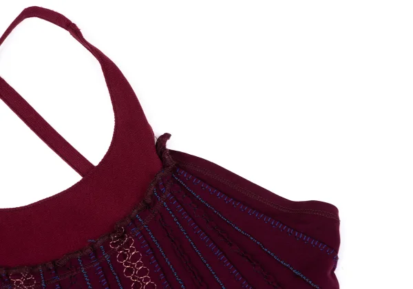 Jean Paul GAULTIER Stripe Stitch Halter Neck Top K-164255_005