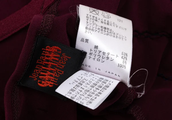 Jean Paul GAULTIER Stripe Stitch Halter Neck Top K-164255_012