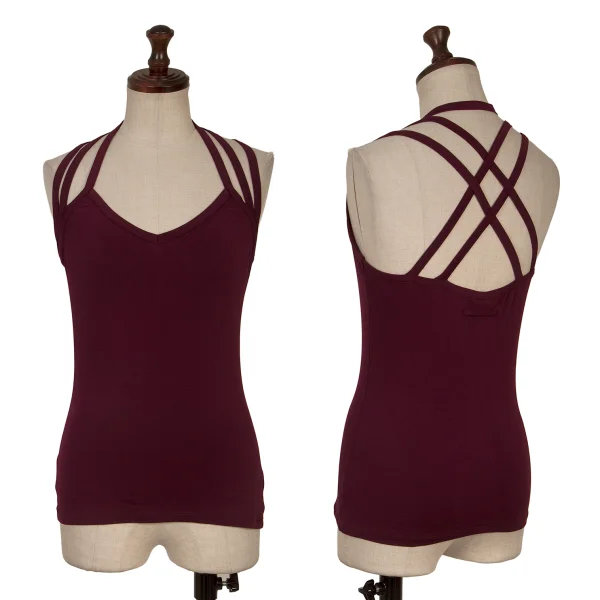 Jean Paul GAULTIER Strap Camisole Bordeaux 40 K-164256_001