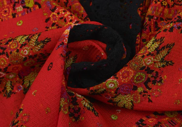 Jean Paul GAULTIER Lece Switching Floral Mesh Tank Top K-164258_013