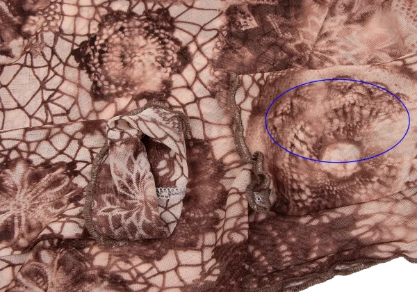 Jean Paul GAULTIER MAILLE FEMME Floran Printed Rayon T Shirt K-164260_006