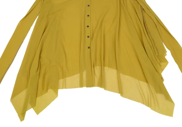 Jean Paul GAULTIER MAILLE FEMME Wide Drape Mesh Shirt K-164262_010