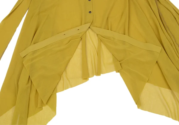 Jean Paul GAULTIER MAILLE FEMME Wide Drape Mesh Shirt K-164262_011