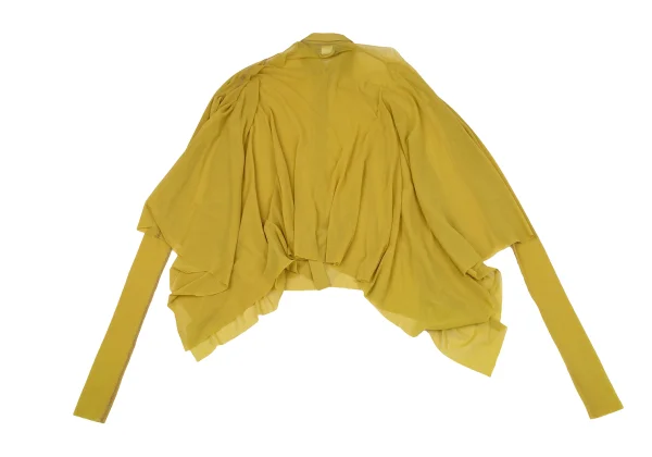 Jean Paul GAULTIER MAILLE FEMME Wide Drape Mesh Shirt K-164262_012