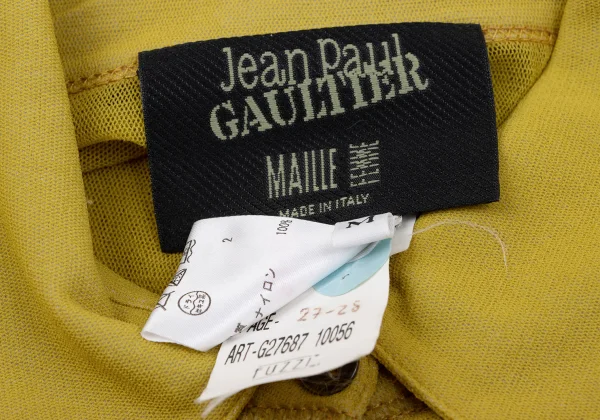 Jean Paul GAULTIER MAILLE FEMME Wide Drape Mesh Shirt K-164262_017