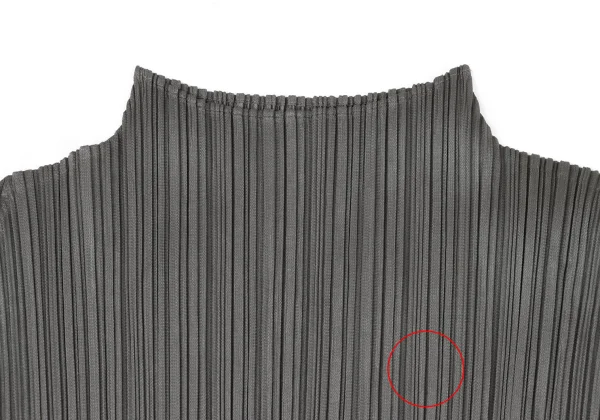 PLEATS PLEASE High-neck Long Sleeve Top K-164265_003