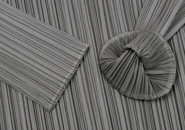 PLEATS PLEASE High-neck Long Sleeve Top K-164265_006