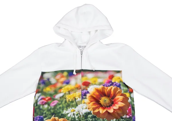 COMME des GARCONS Floral Printed Zip Hoodie K-164267_003
