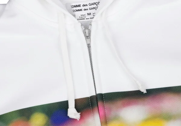 COMME des GARCONS Floral Printed Zip Hoodie K-164267_005