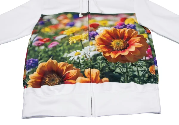 COMME des GARCONS Floral Printed Zip Hoodie K-164267_008