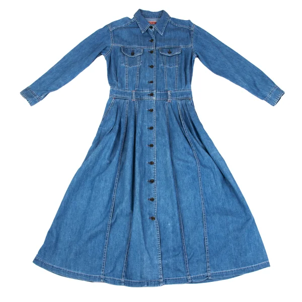 45RPM STUDIO Washed Denim Shirt Dress K-164269_002