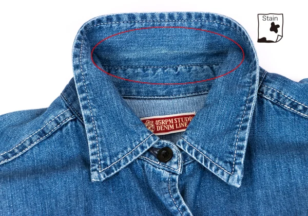 45RPM STUDIO Washed Denim Shirt Dress K-164269_006