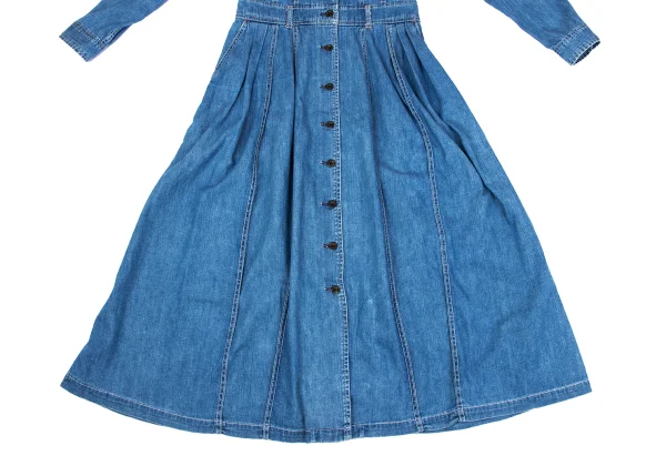 45RPM STUDIO Washed Denim Shirt Dress K-164269_012