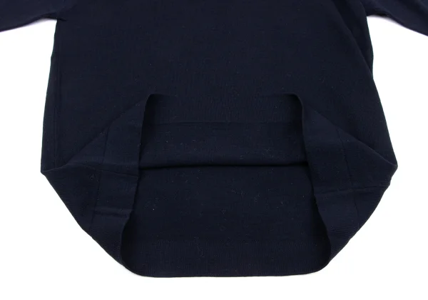 MARGARET HOWELL Wool Ribbed Collar Skipper Knit K-164271_009