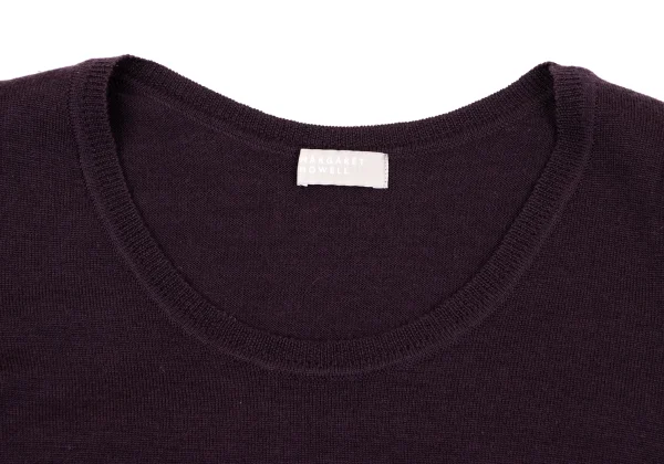 MARGARET HOWELL Cashmere Blend Wool U-neck knit K-164272_004