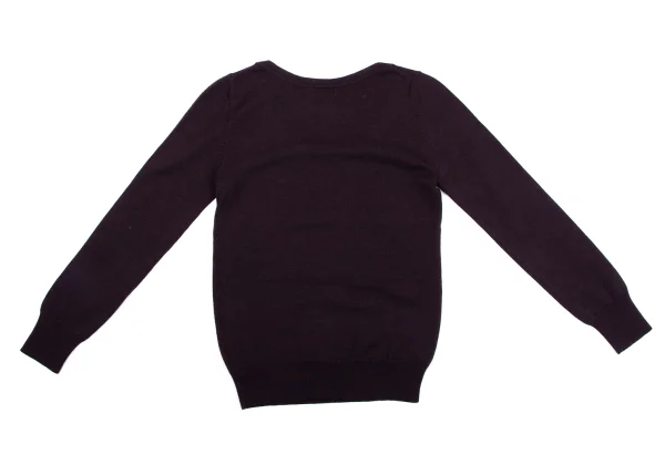 MARGARET HOWELL Cashmere Blend Wool U-neck knit K-164272_009