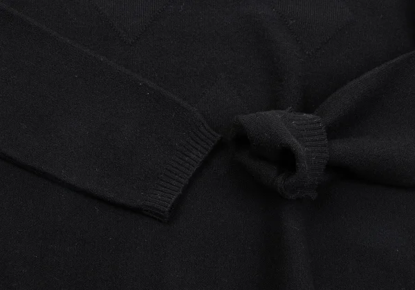 MARGARET HOWELL Cashmere Blended Jacquard Wool Knit Sweater K-164273_009