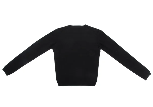 MARGARET HOWELL Cashmere Blended Jacquard Wool Knit Sweater K-164273_012