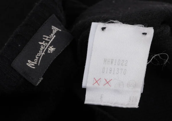 MARGARET HOWELL Cashmere Blended Jacquard Wool Knit Sweater K-164273_015