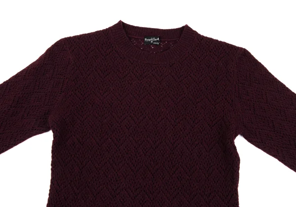 MARGARET HOWELL Lace Wool Knit Sweater K-164274_003