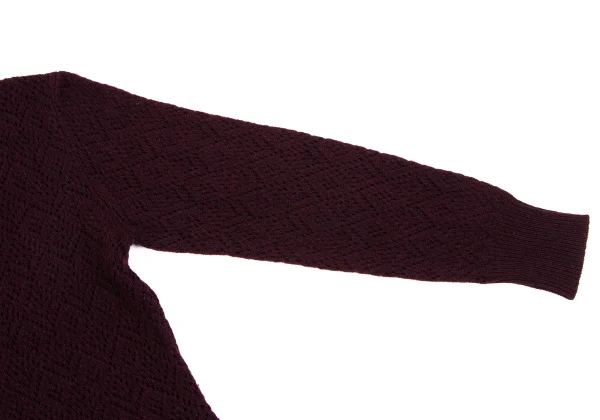 MARGARET HOWELL Lace Wool Knit Sweater K-164274_005