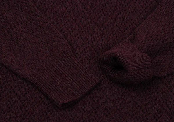 MARGARET HOWELL Lace Wool Knit Sweater K-164274_006