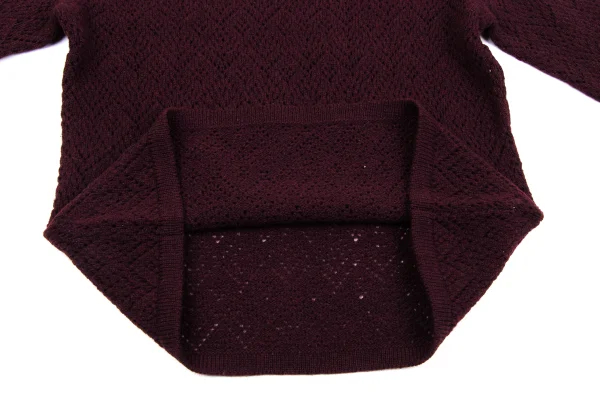 MARGARET HOWELL Lace Wool Knit Sweater K-164274_008