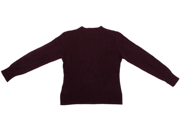 MARGARET HOWELL Lace Wool Knit Sweater K-164274_009