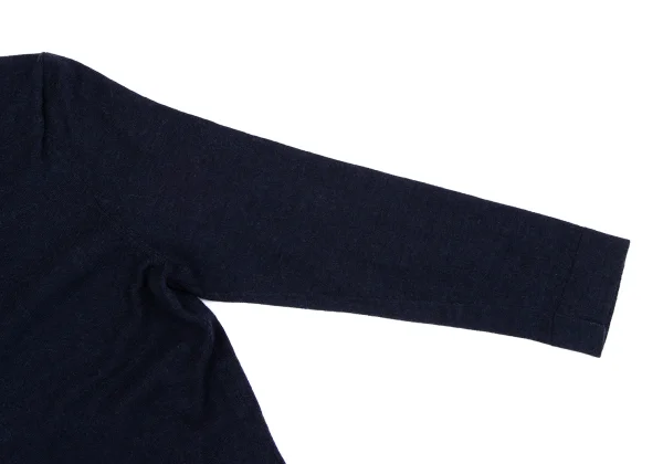 MARGARET HOWELL Back Button 3/4 Sleeves Knit Sweater K-164275_005