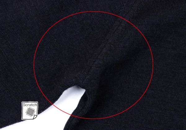 MARGARET HOWELL Turtle Neck Wool Knit Top K-164278_004