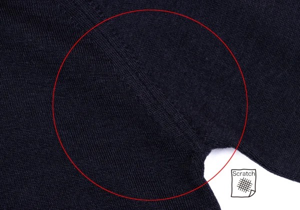 MARGARET HOWELL Turtle Neck Wool Knit Top K-164278_005