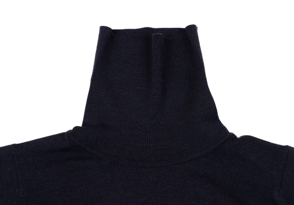 MARGARET HOWELL Turtle Neck Wool Knit Top K-164278_006