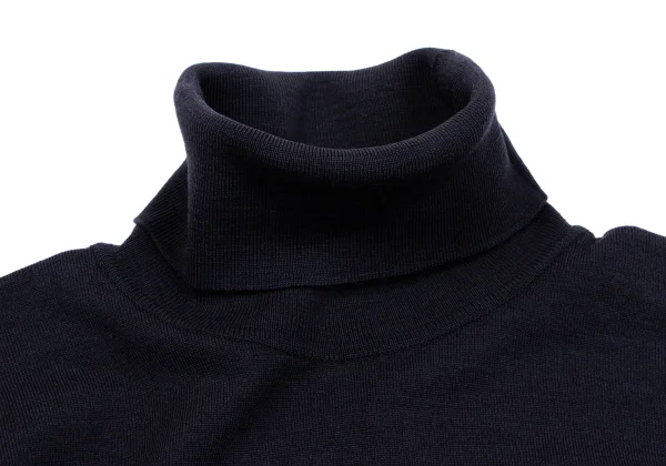 MARGARET HOWELL Turtle Neck Wool Knit Top K-164278_007