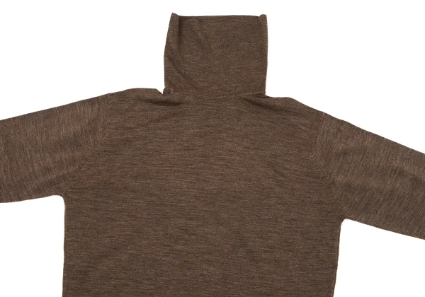 MARGARET HOWELL Turtle Neck Wool Knit Top K-164279_003