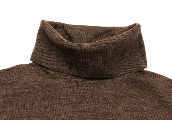 MARGARET HOWELL Turtle Neck Wool Knit Top K-164279_005