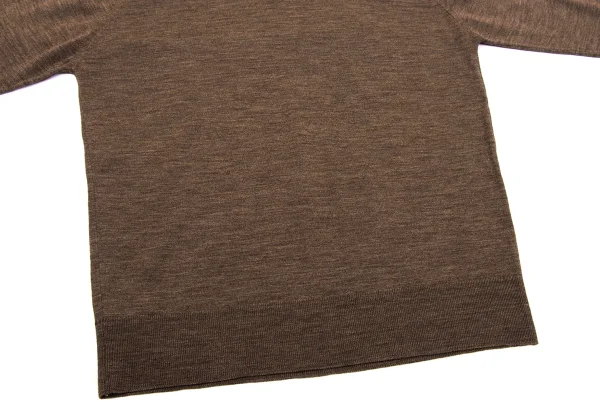 MARGARET HOWELL Turtle Neck Wool Knit Top K-164279_008