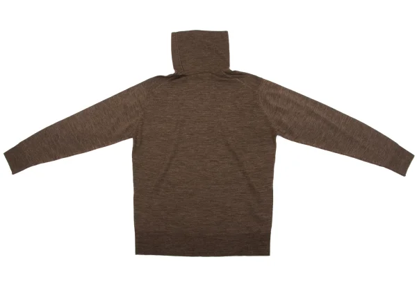 MARGARET HOWELL Turtle Neck Wool Knit Top K-164279_010