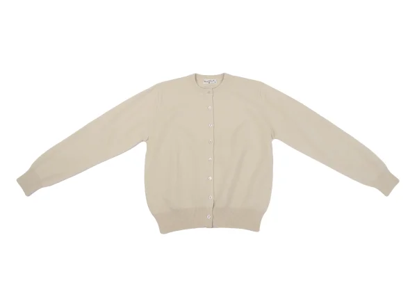 MARGARET HOWELL Wool Round Collar Knit Cardigan K-164283_002