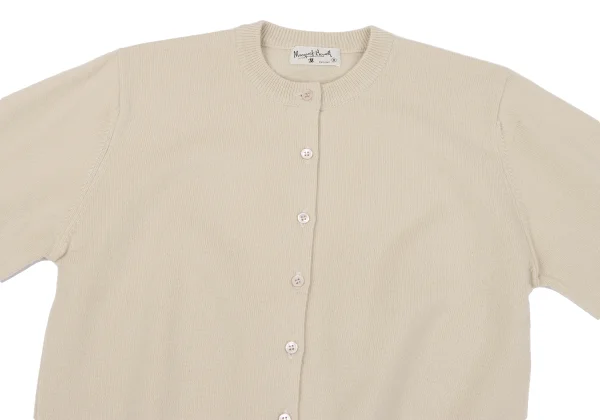 MARGARET HOWELL Wool Round Collar Knit Cardigan K-164283_003