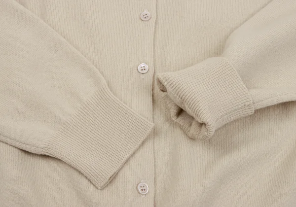 MARGARET HOWELL Wool Round Collar Knit Cardigan K-164283_007