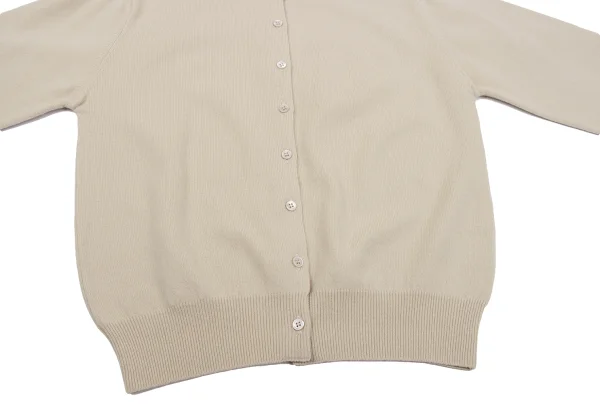 MARGARET HOWELL Wool Round Collar Knit Cardigan K-164283_008