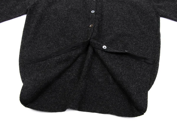 MARGARET HOWELL Wool Round Collar Knit Cardigan K-164285_009