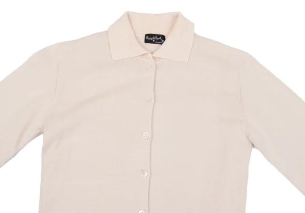 MARGARET HOWELL Cotton Collared Knit Cardigan K-164288_003