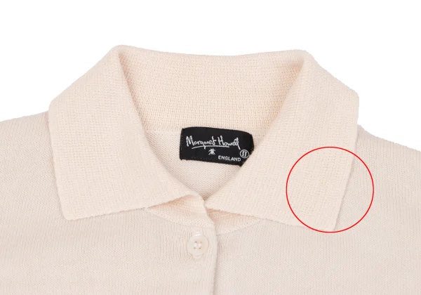 MARGARET HOWELL Cotton Collared Knit Cardigan K-164288_004