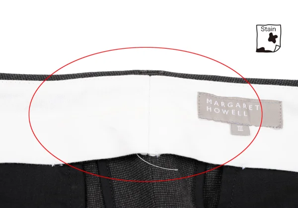 MARGARET HOWELL Cotton Back Belt Cropped Pants K-164289_005