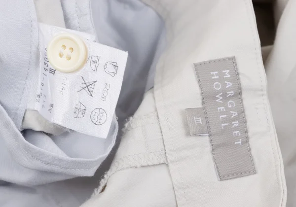 MARGARET HOWELL Cotton Tuck Double Pants K-164290_015