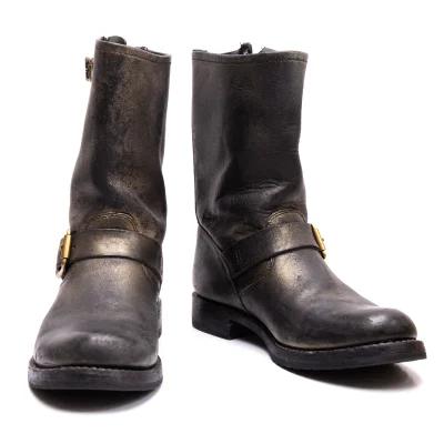 COACH×FRYE Foil Printed Leather Boots