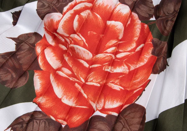 tricot COMME des GARCONS Floral Check Skirt K-164296_011